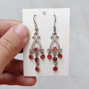Rhinestone Dangle Earrings